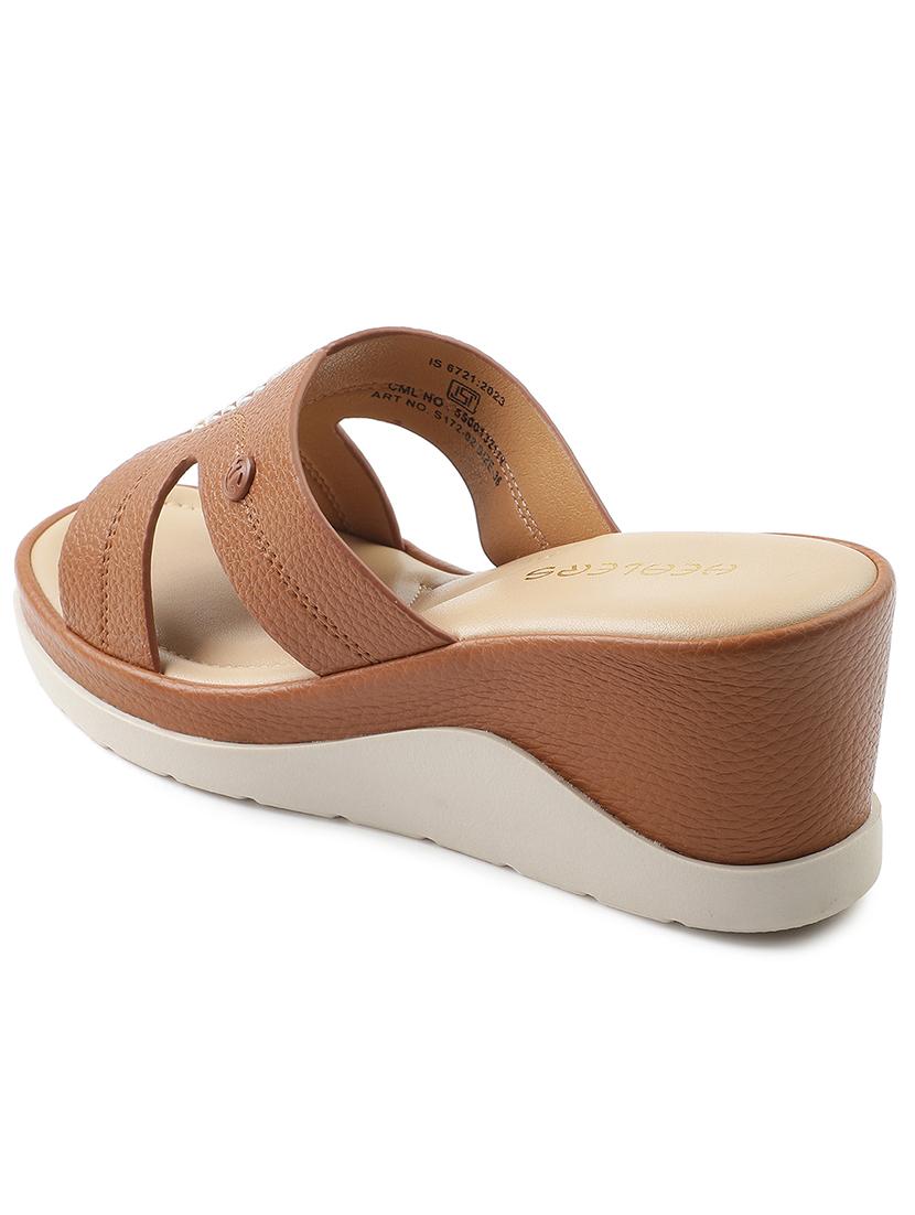 women solid slip on wedges - 22030174 - Standard Image - 3