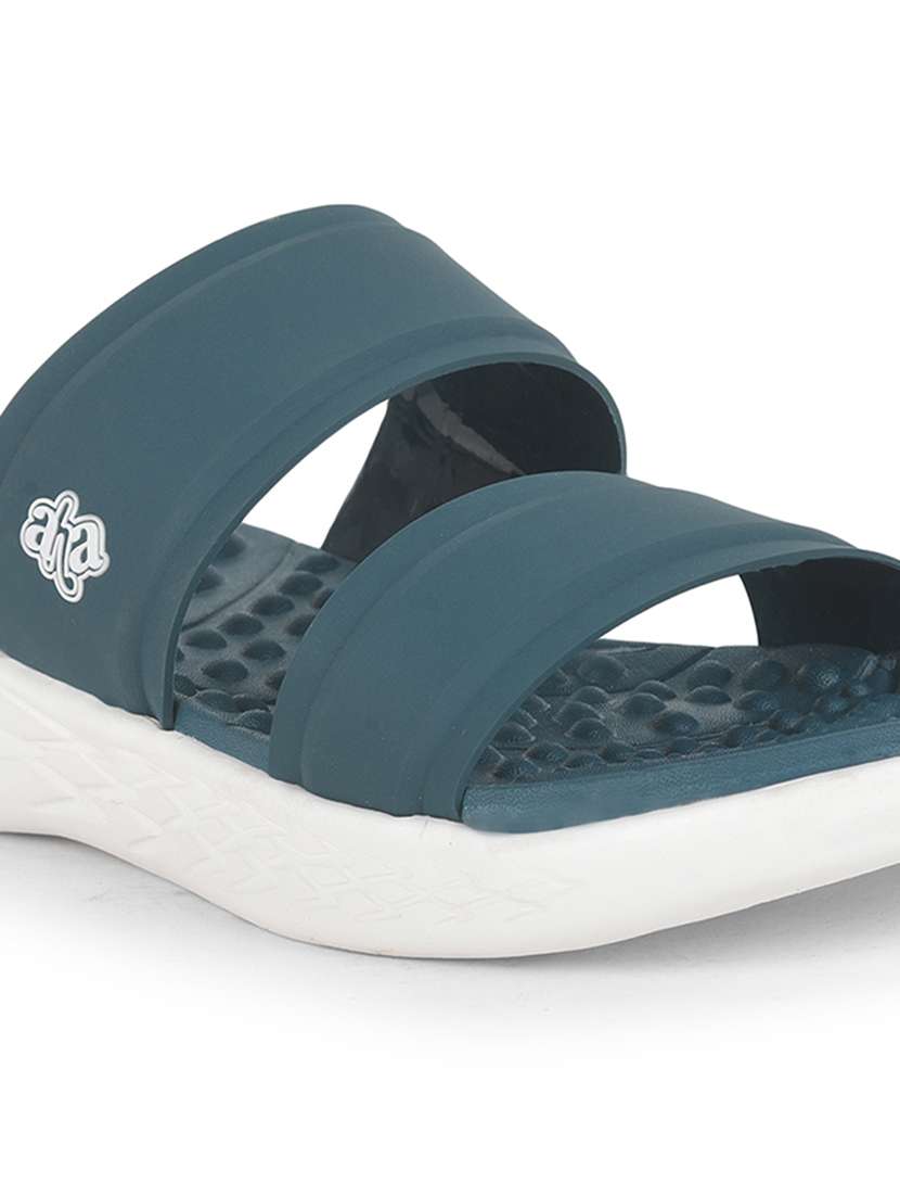 women solid slip on slides - 22030177 -  Standard Image - 5