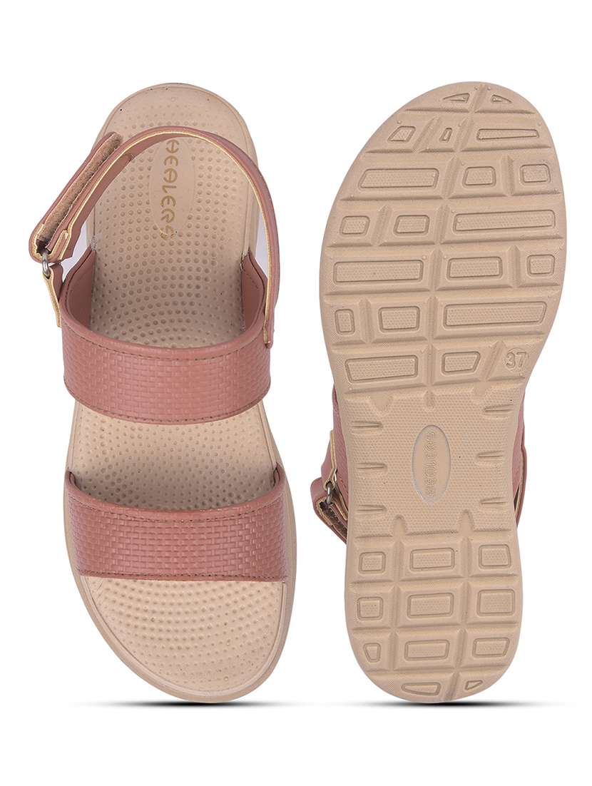 women solid back strap wedges - 22030185 -  Standard Image - 5