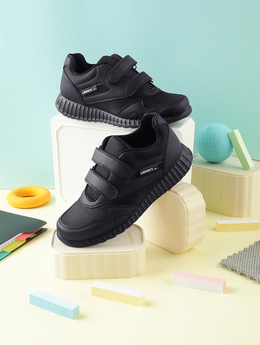 kids solid velcro unfiorm shoes - 22030239 - Zoom Image - 0