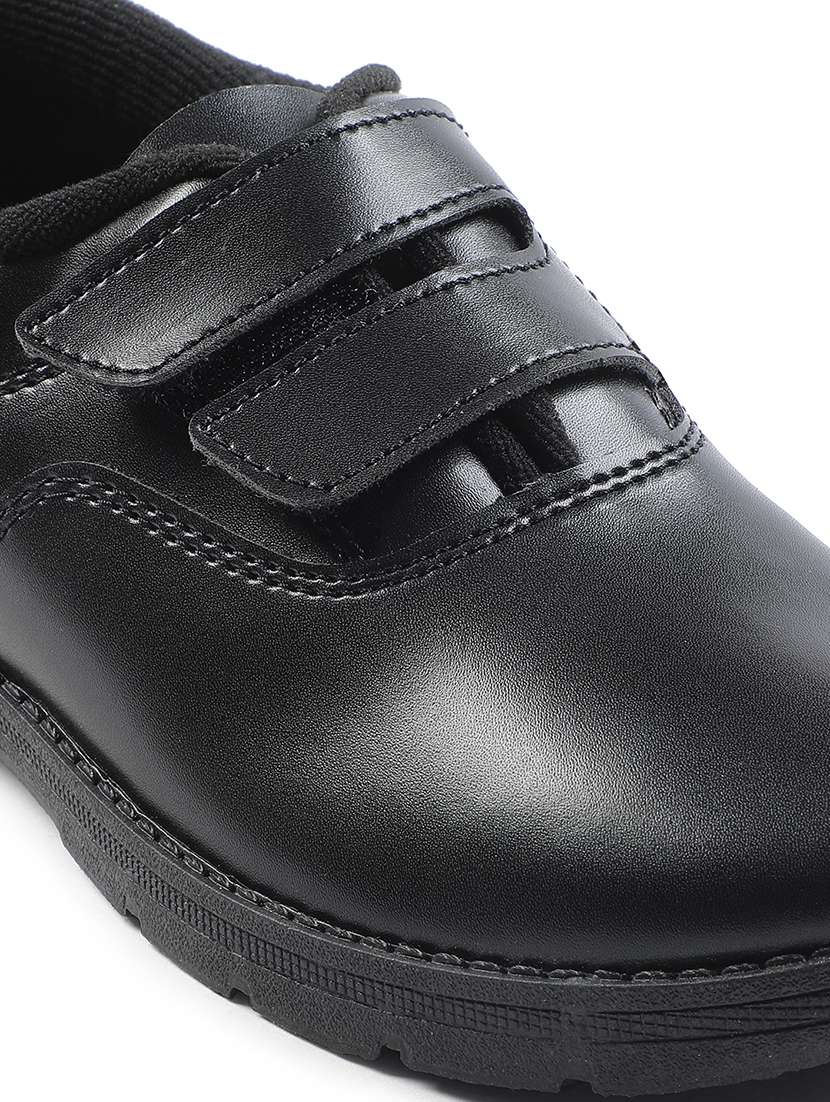 boys solid velcro uniform shoes - 22030254 -  Standard Image - 5