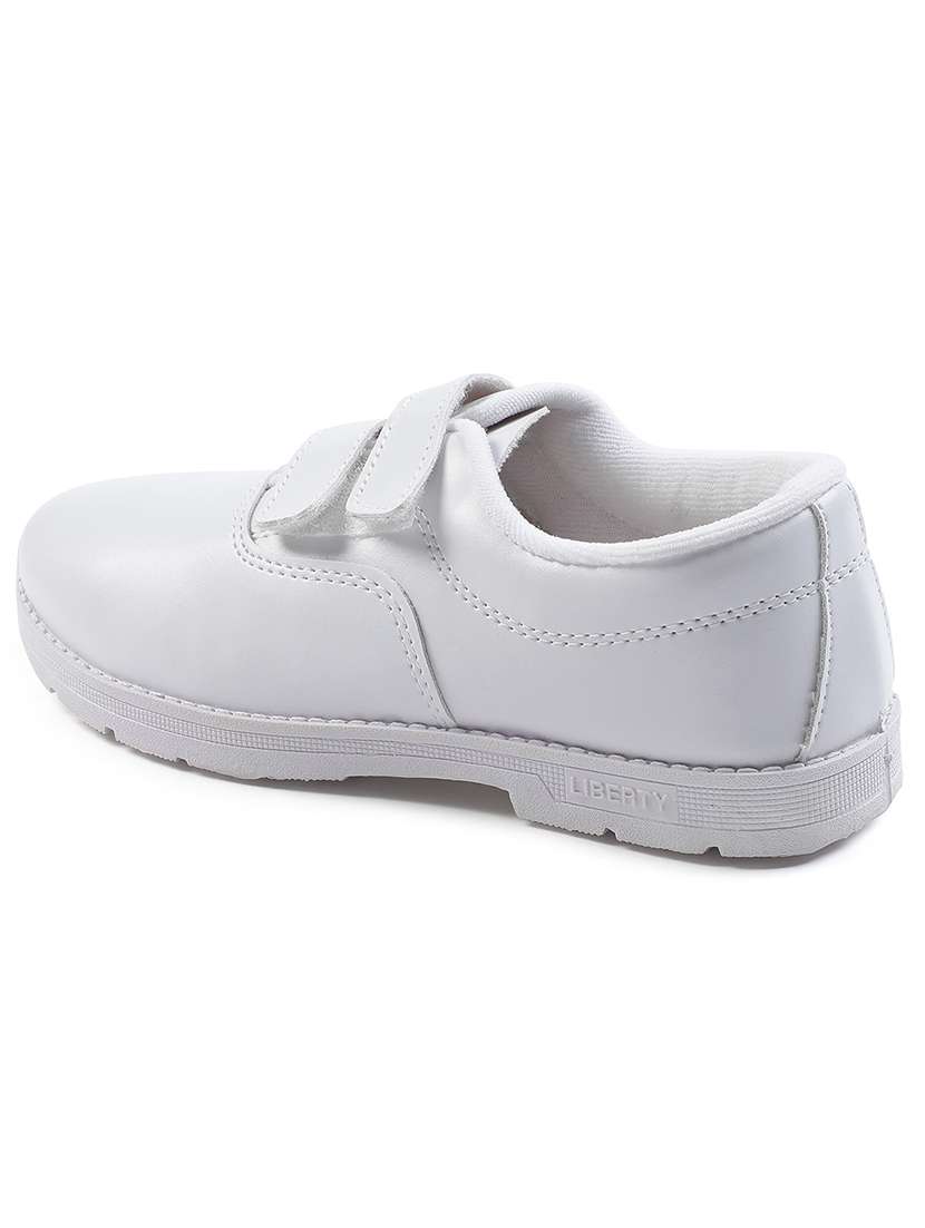 boys solid velcro uniform shoes - 22030258 -  Standard Image - 3