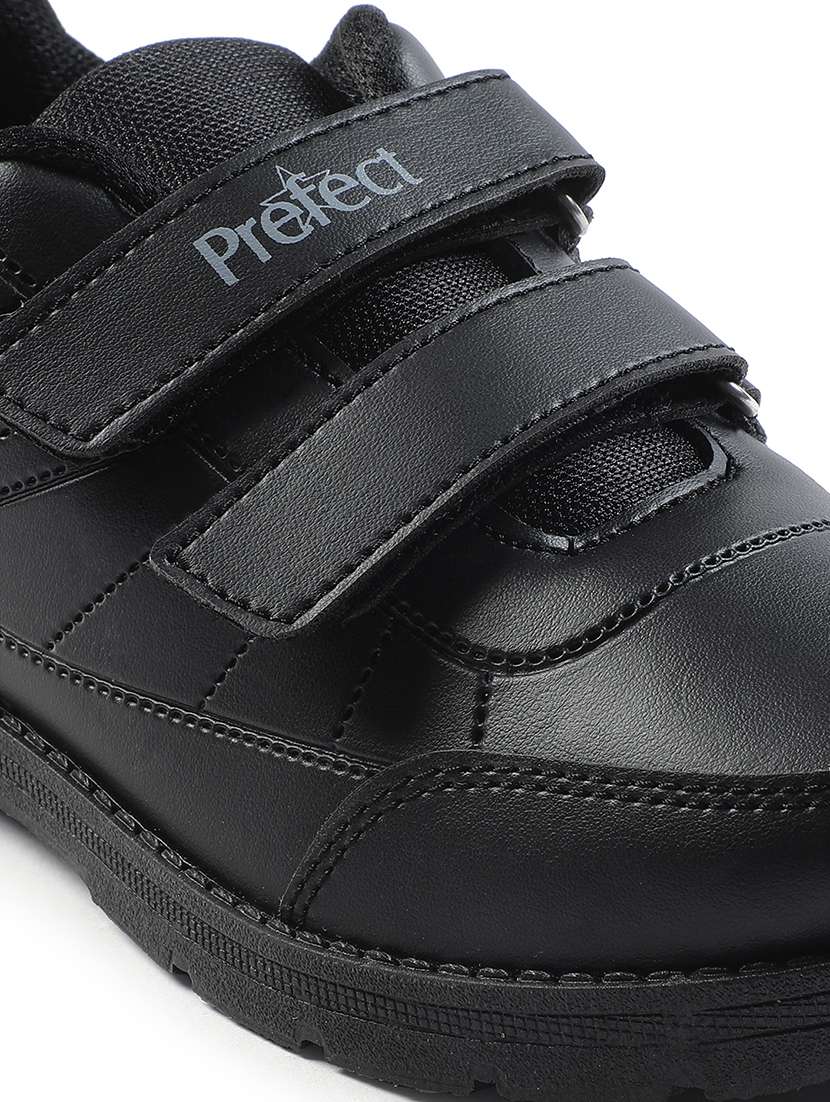 boys solid velcro uniform shoes - 22030262 -  Standard Image - 5