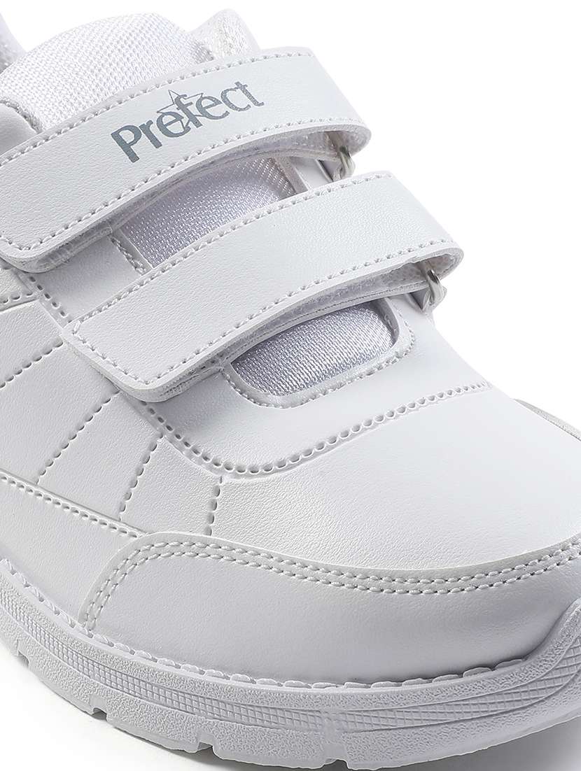 boys solid velcro uniform shoes - 22030265 -  Standard Image - 5