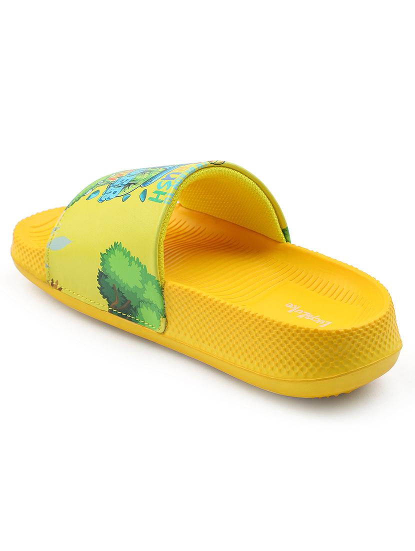 boys printed slip on slides - 22030272 - Standard Image - 3