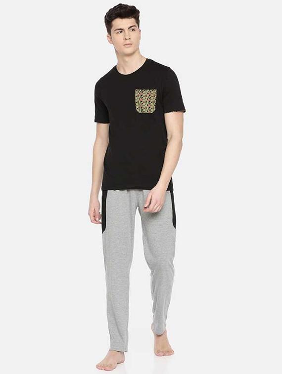 men placement print short sleeve regular fit t-shirt - 22030274 - Standard Image - 3