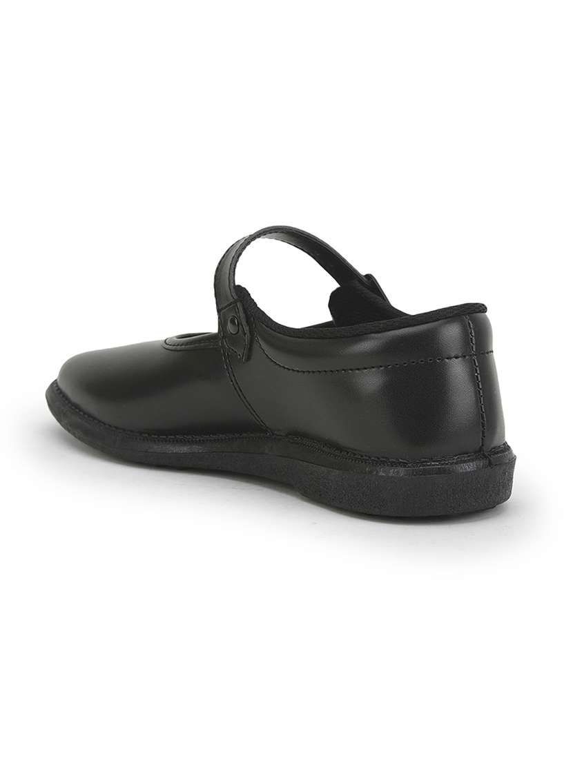 girls solid buckle uniform shoes - 22030314 -  Standard Image - 3