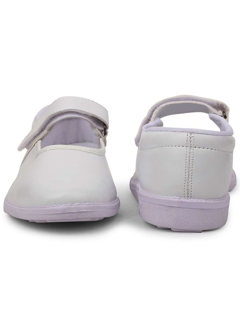 girls solid buckle unfiorm shoes - 22030318 -  Standard Image - 3