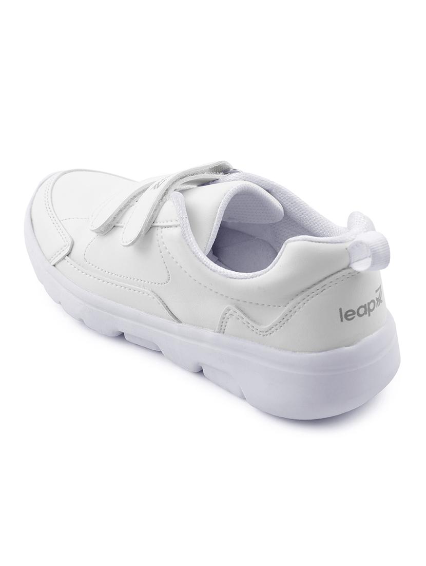boys solid velcro uniform shoes - 22030333 - Standard Image - 3