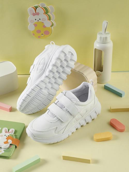 kids solid velcro shoes - 22030355 - Standard Image - 0