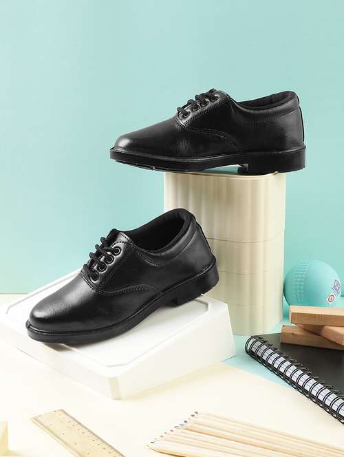 kids solid lace up unfiorm shoes - 22030356 -  Standard Image - 0