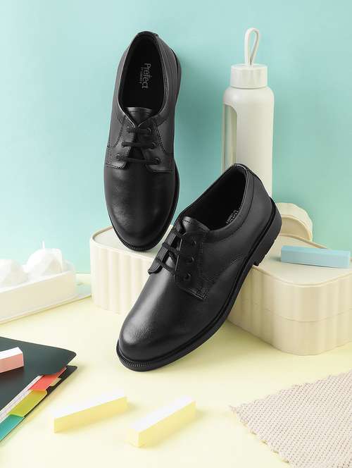 kids solid lace up unfiorm shoes - 22030360 -  Standard Image - 0