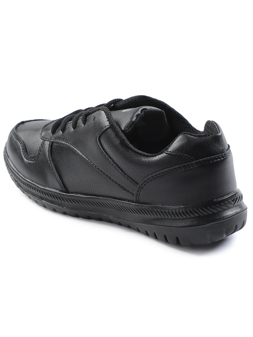 kids solid lace up uniform shoes - 22030368 - Standard Image - 3
