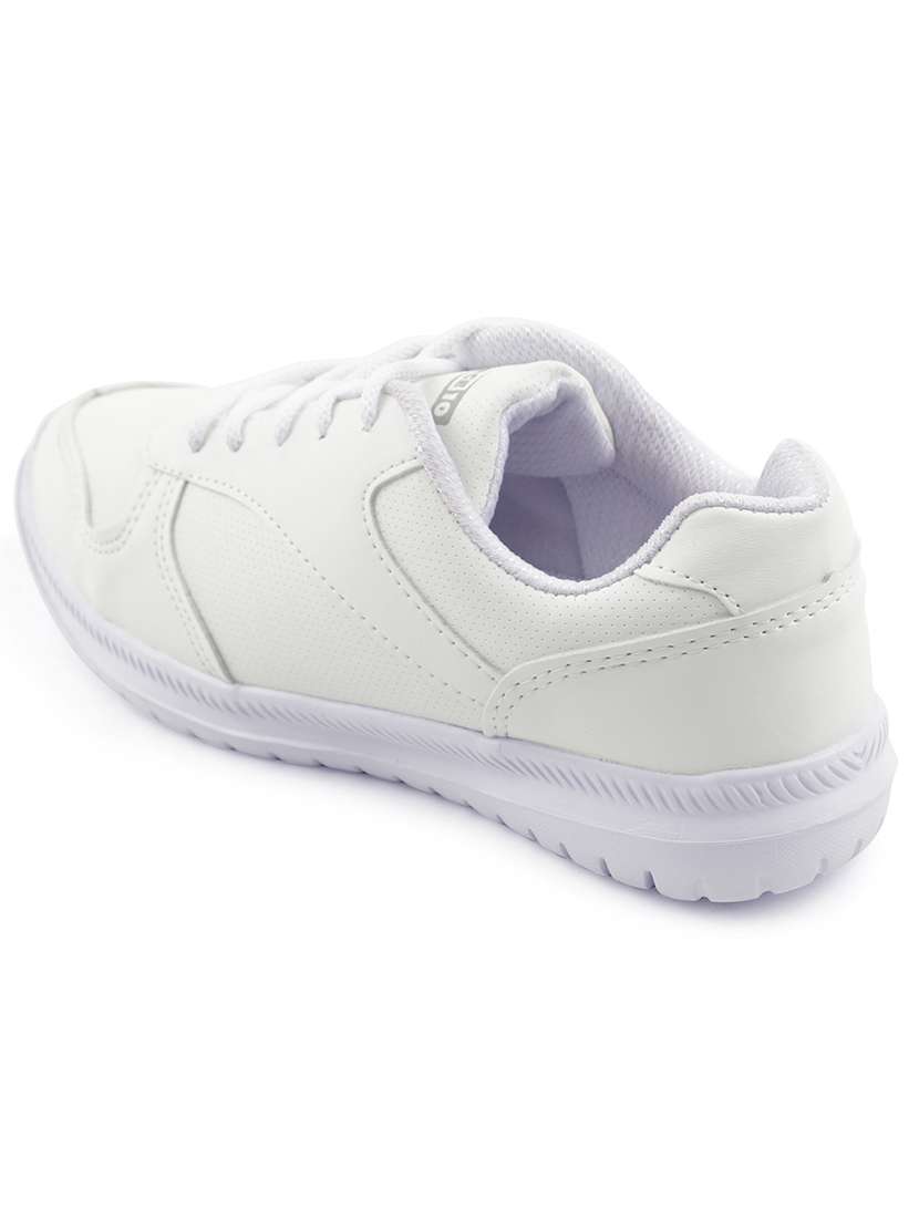 kids solid lace up uniform shoes - 22030371 -  Standard Image - 3