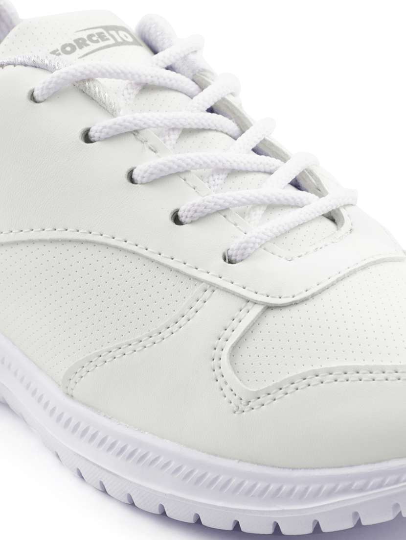 kids solid lace up uniform shoes - 22030371 -  Standard Image - 5