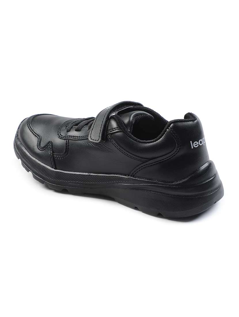 boys solid velcro uniform shoes - 22030372 -  Standard Image - 3