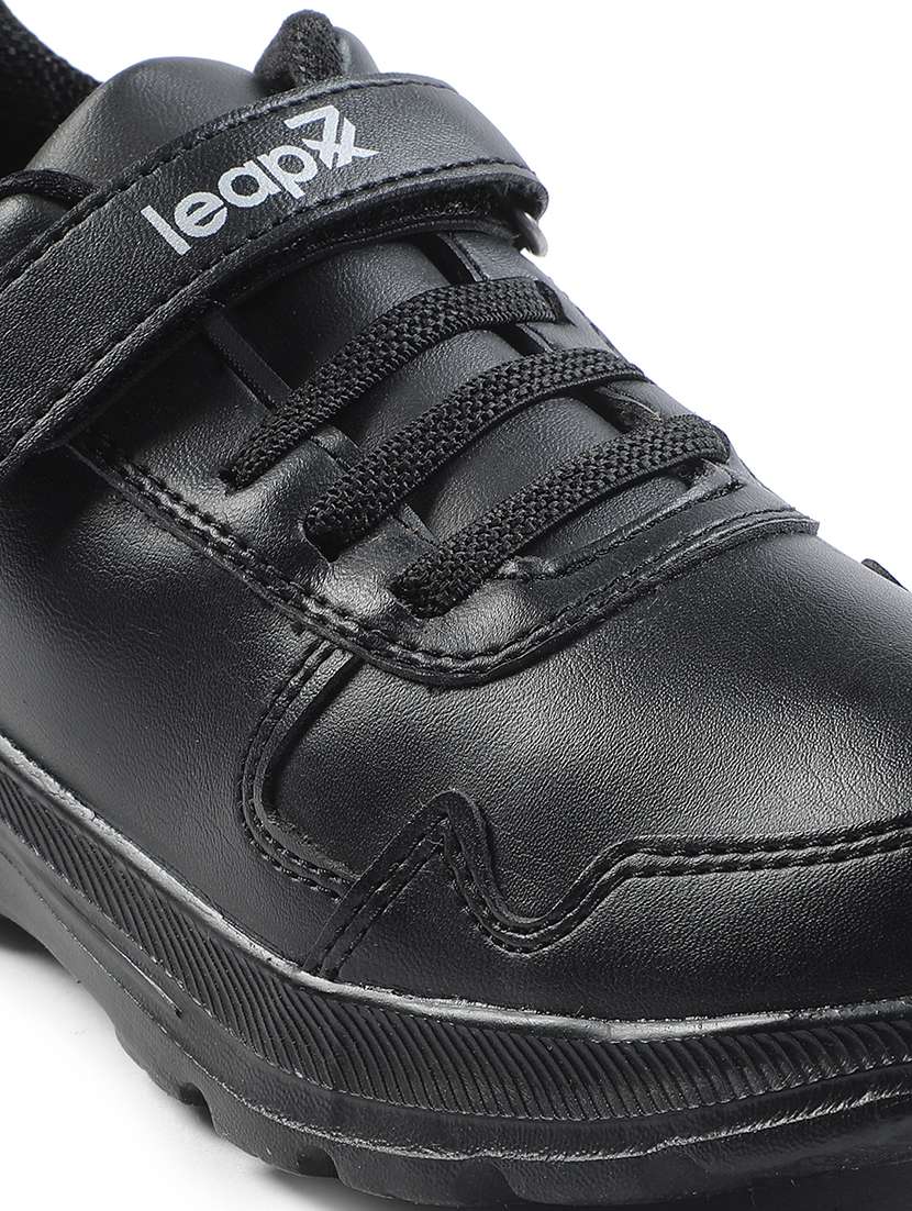 boys solid velcro uniform shoes - 22030378 -  Standard Image - 5