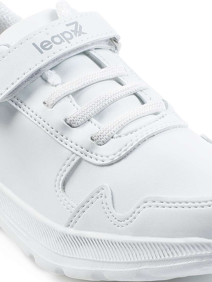 boys solid velcro uniform shoes - 22030379 -  Standard Image - 5