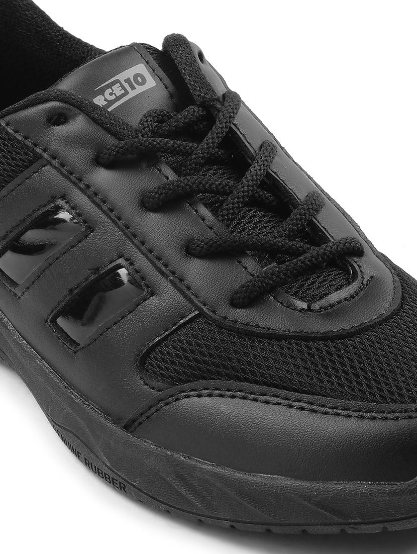 kids solid lace up uniform shoes - 22030380 - Standard Image - 5