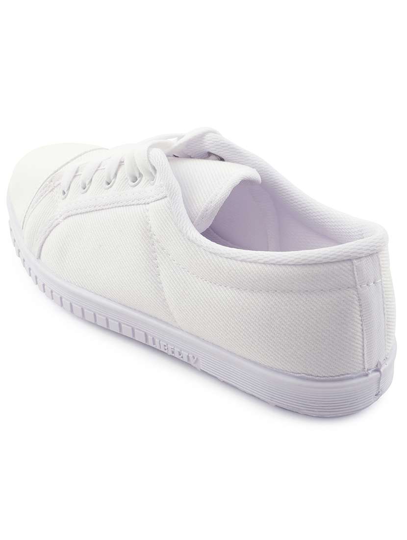 boys solid lace up uniform shoes - 22030394 -  Standard Image - 3