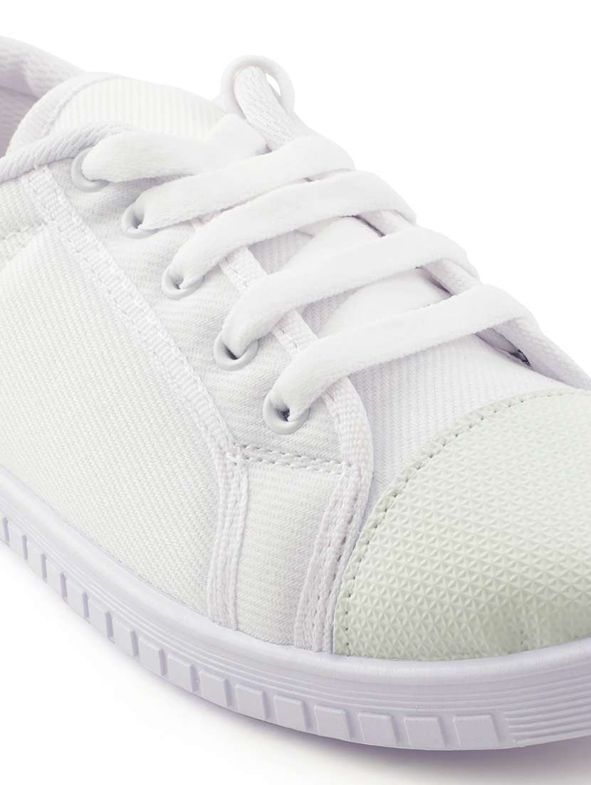 boys solid lace up uniform shoes - 22030394 -  Standard Image - 5