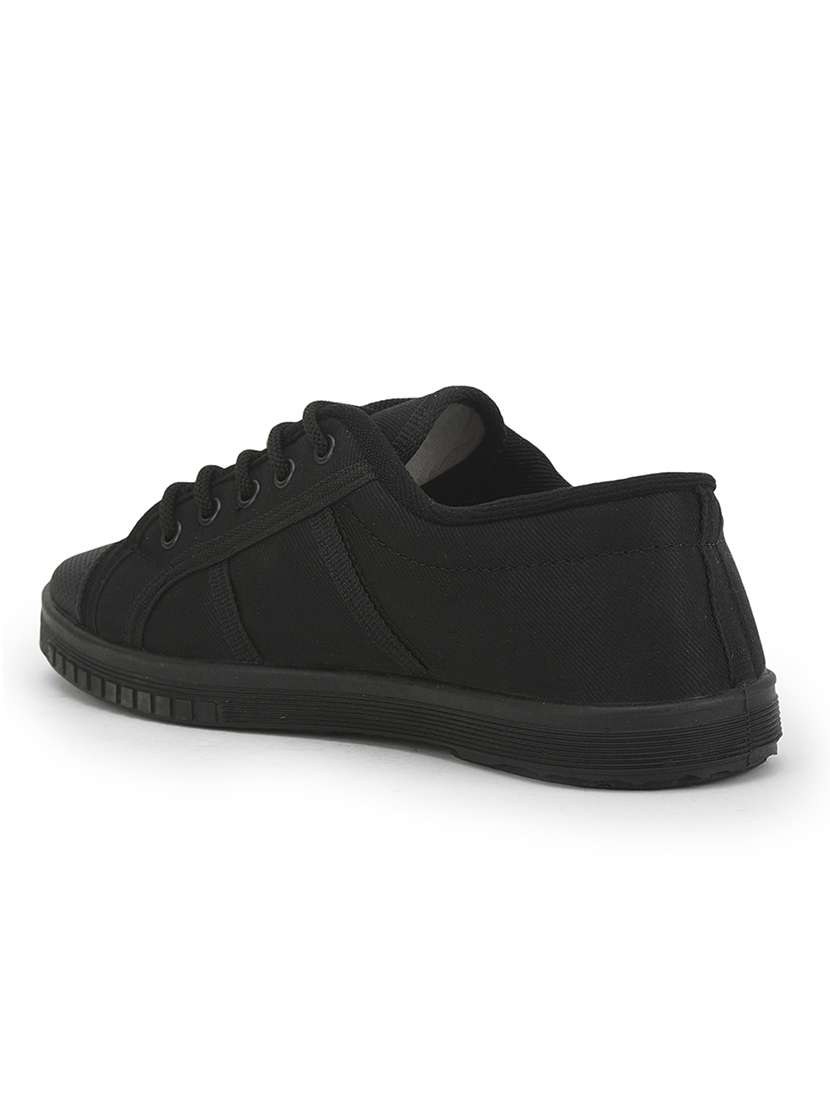 kids solid lace up unfiorm shoes - 22030395 -  Standard Image - 3