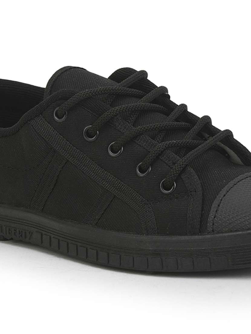 kids solid lace up unfiorm shoes - 22030395 -  Standard Image - 5