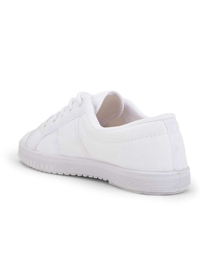 boys solid lace up uniform shoes - 22030398 -  Standard Image - 3