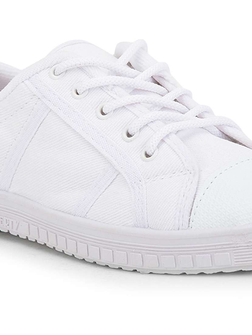 boys solid lace up uniform shoes - 22030398 -  Standard Image - 5