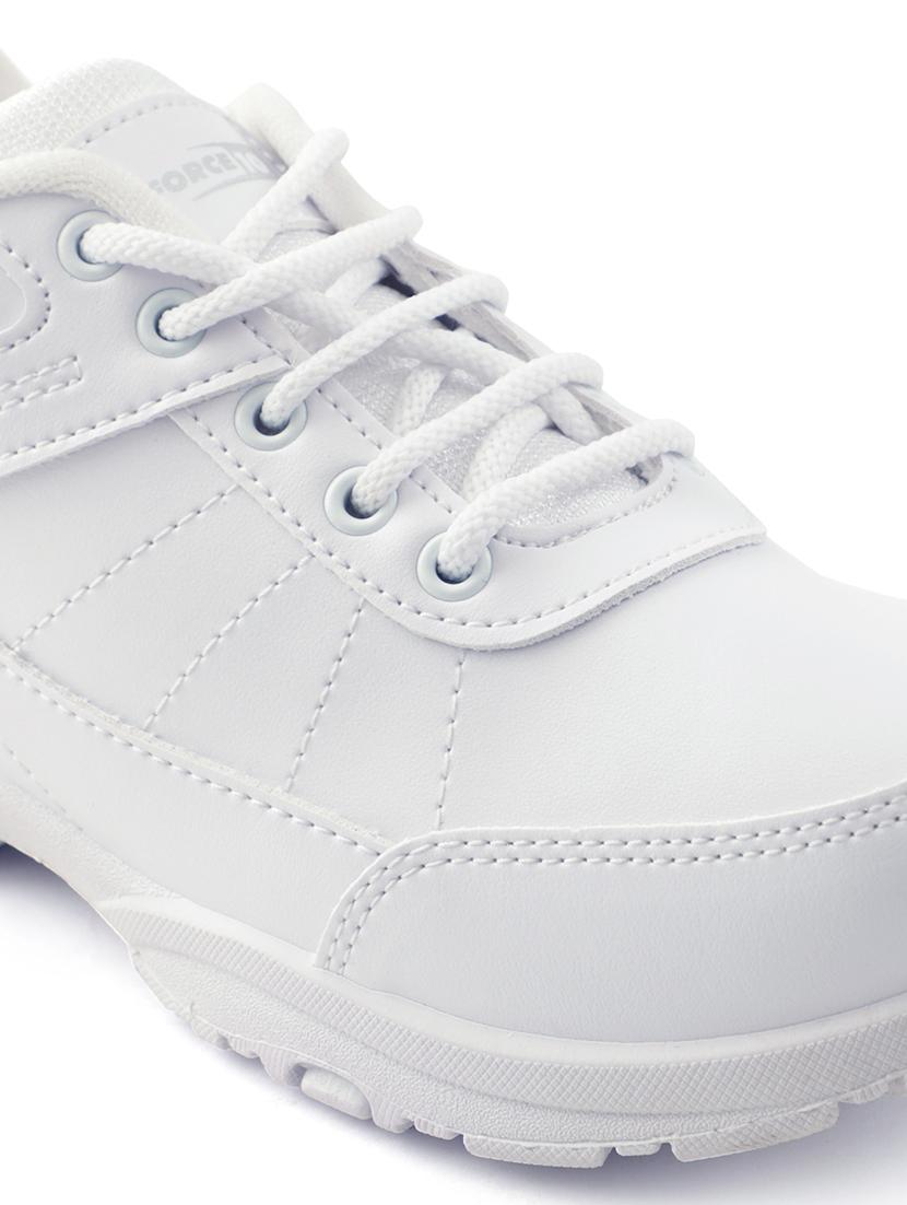 kids solid lace up uniform shoes - 22030422 - Standard Image - 5