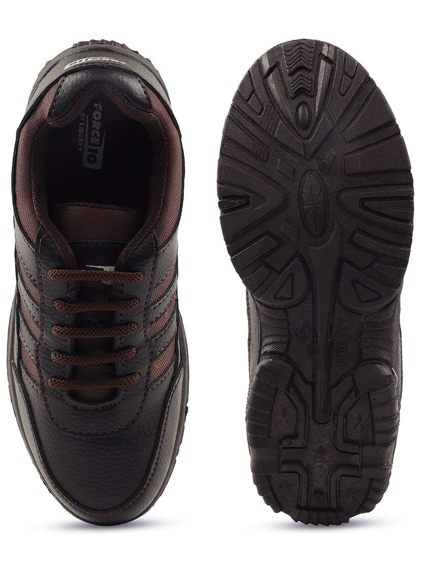 kids solid lace up shoes - 22030425 -  Standard Image - 5