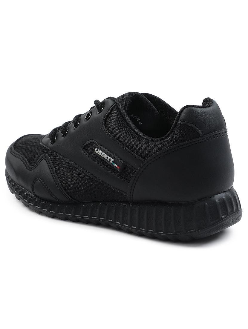 kids solid lace up uniform shoes - 22030428 - Standard Image - 3