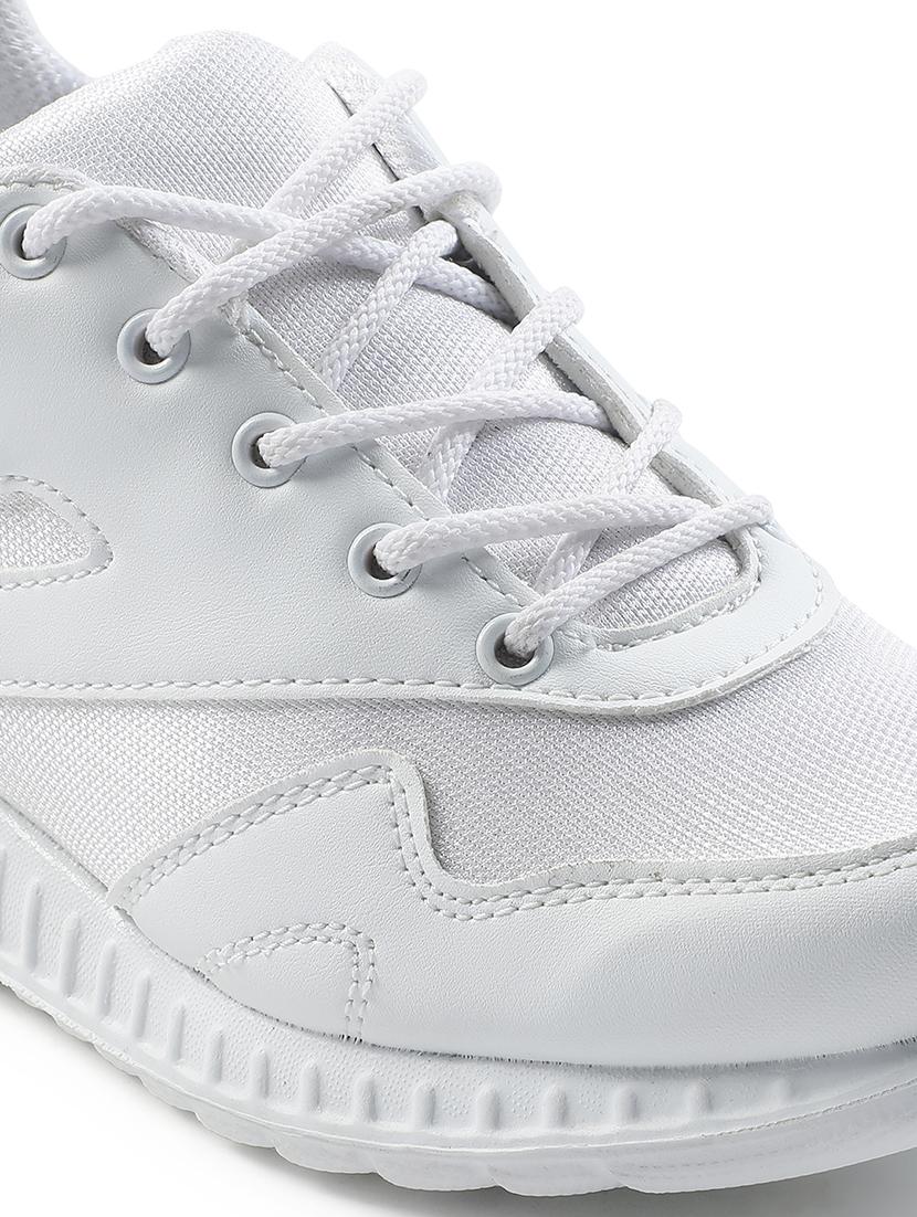 kids solid lace up uniform shoes - 22030429 - Standard Image - 5