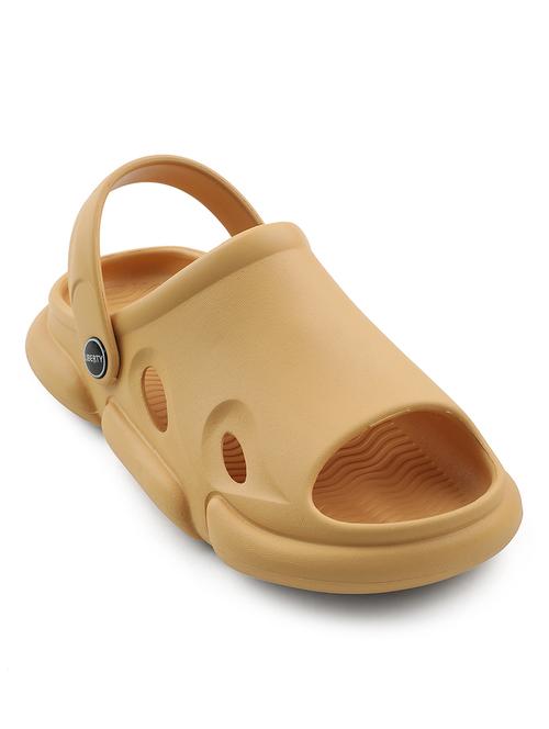 kids beige solid clog - 22030450 -  Standard Image - 0