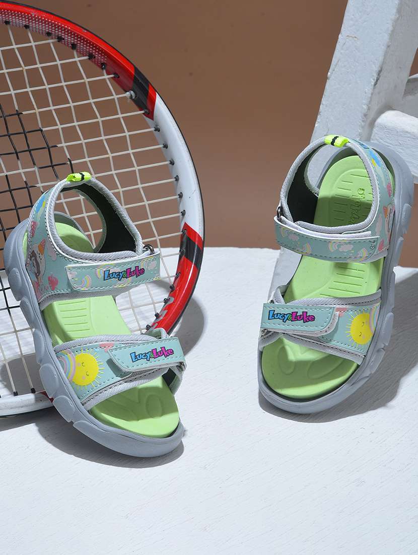 kids printed back strap floater