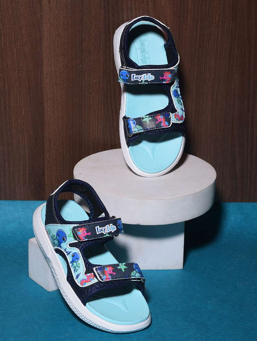 kids printed back strap floater