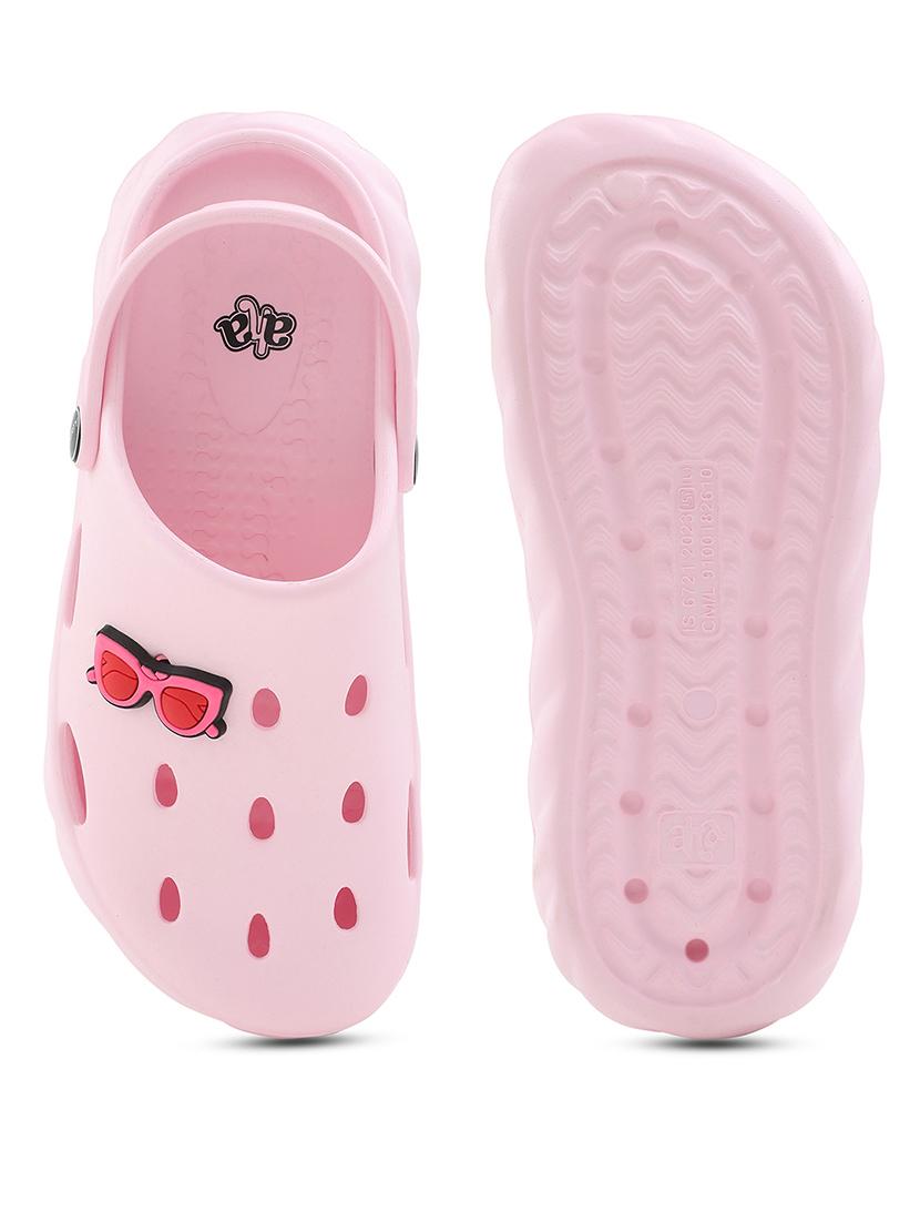 girls pink solid clog - 22030475 - Standard Image - 5