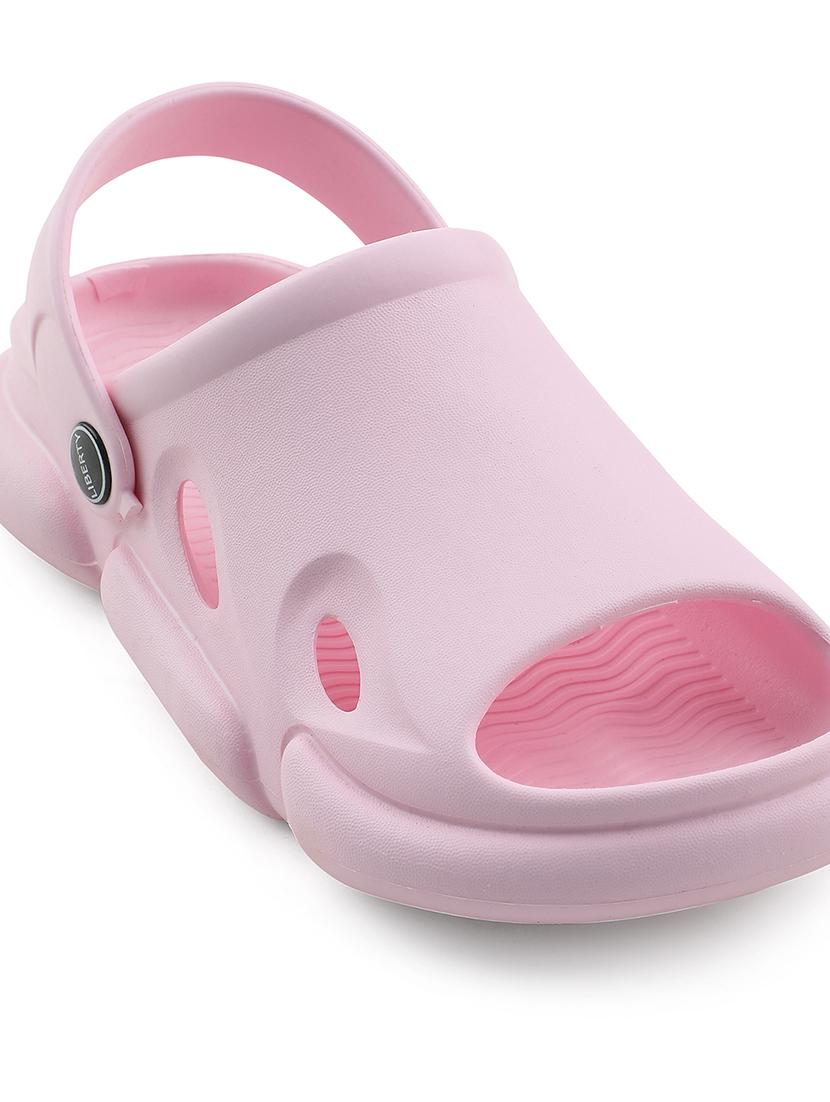 girls pink solid clogs - 22030477 - Standard Image - 5