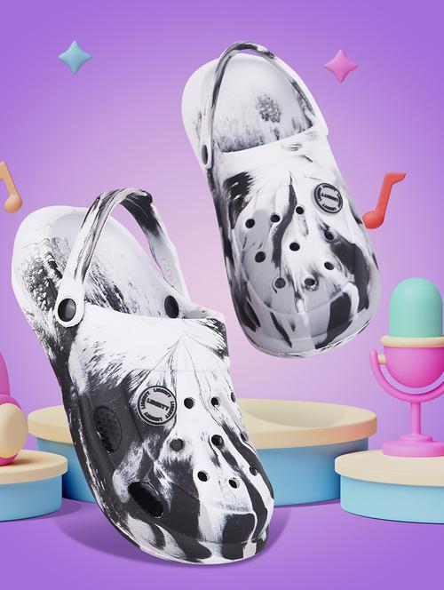 boys printed slip on clogs - 22030478 - Standard Image - 0