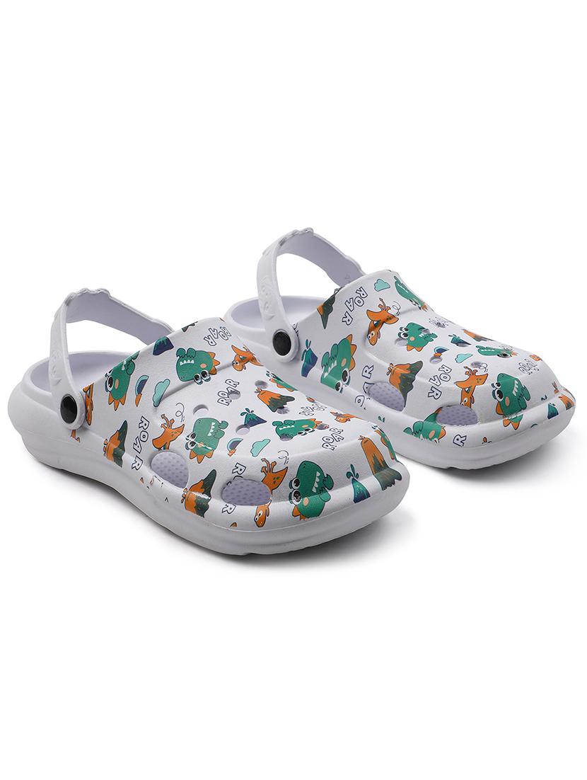 boys printed slip on clogs - 22030480 - Standard Image - 3