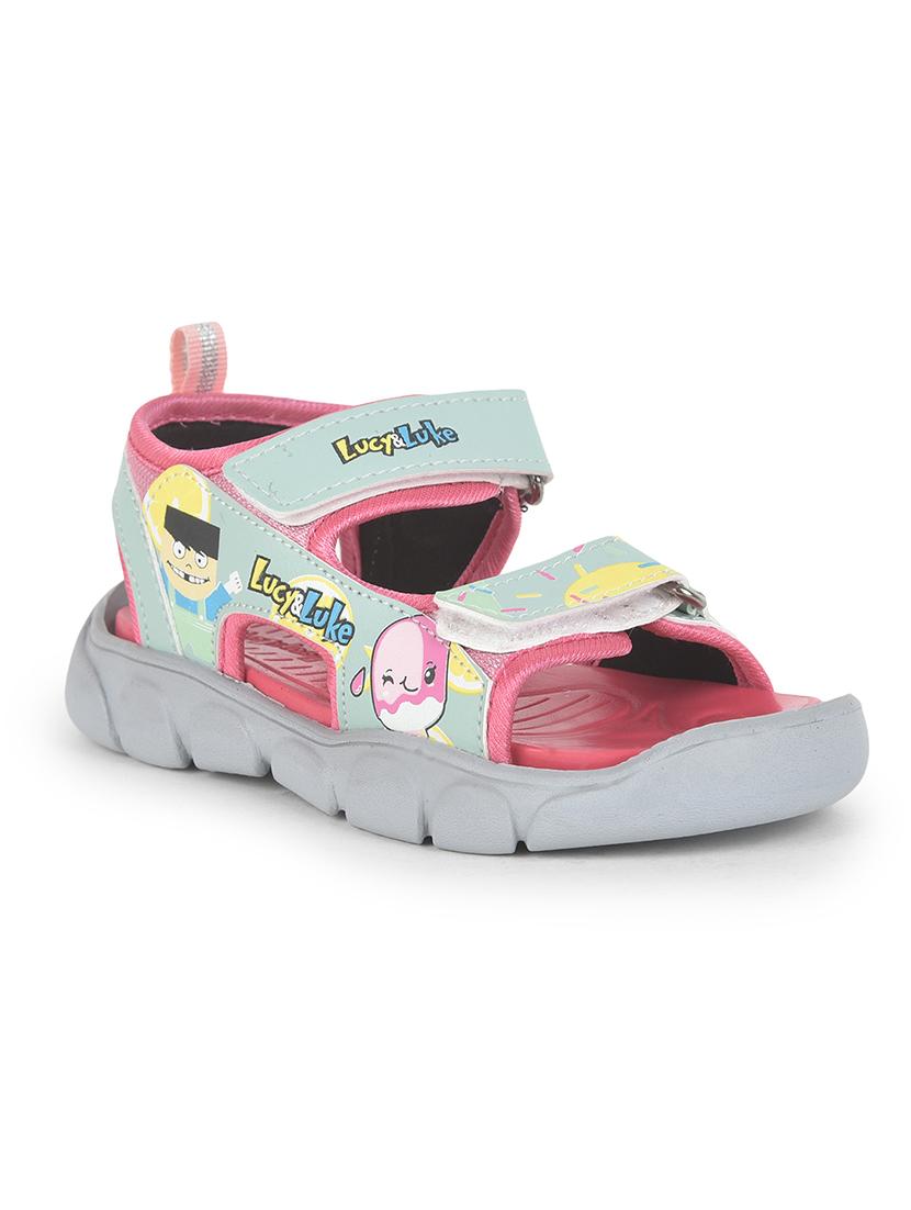 kids printed back strap floater
