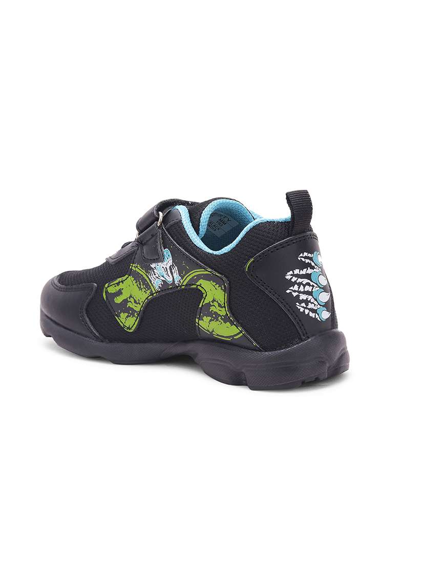 boys black printed clogs - 22030524 -  Standard Image - 3