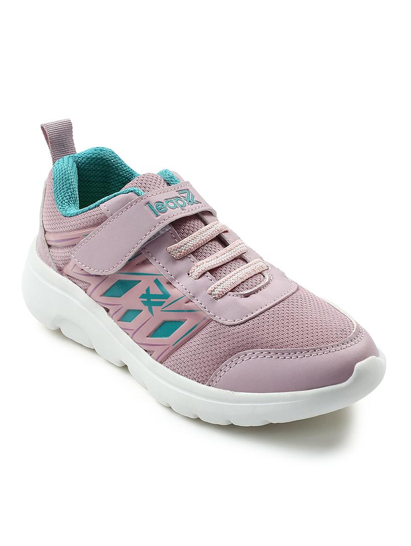 kids sports fabric lace-up walking shoes