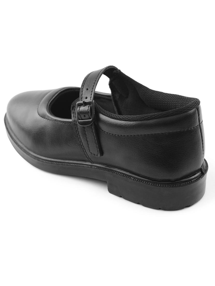 girls solid buckle uniform shoes - 22030533 - Standard Image - 3