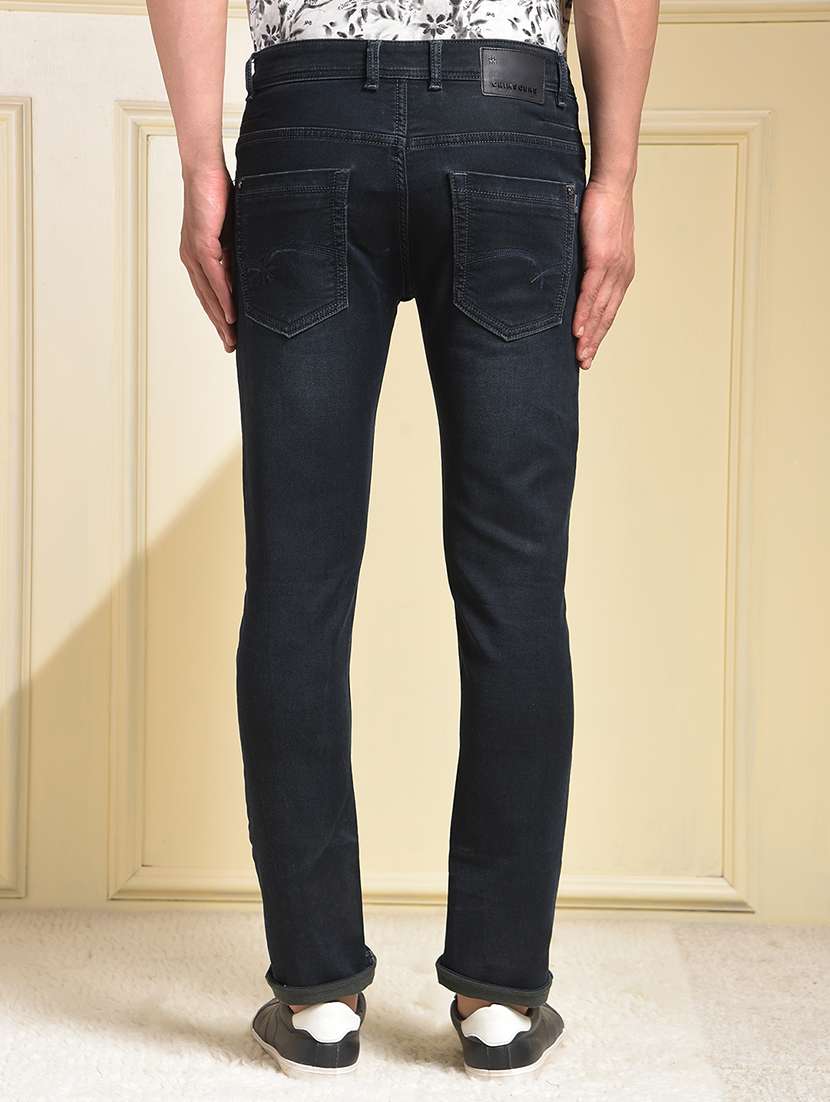 men washed mid rise full length jeans - 22030541 - Standard Image - 3