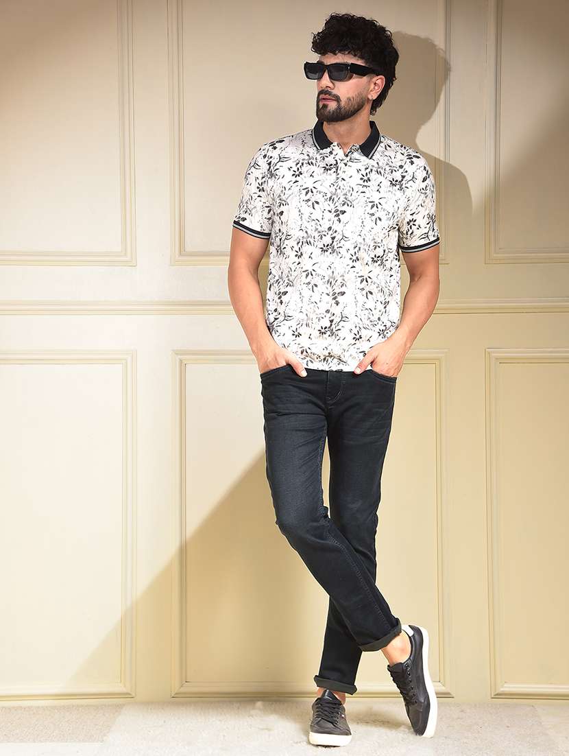 men washed mid rise full length jeans - 22030541 - Standard Image - 5