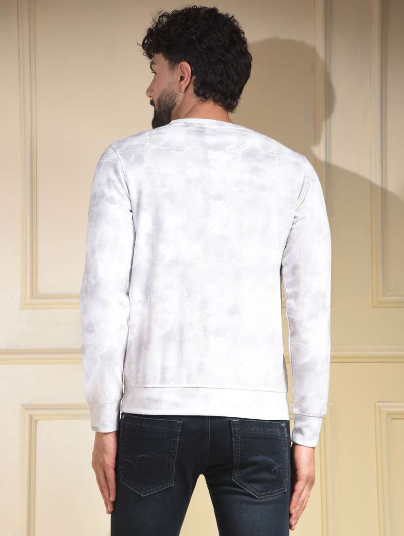 Men Printed Long Sleeve Regular Fit Sweatshirt - 22030617 -  Standard Image - 3