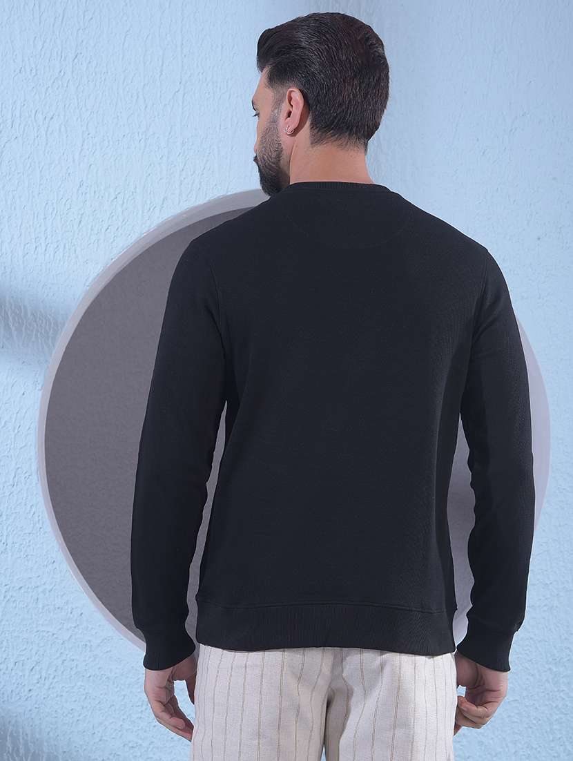 men solid long sleeve regular fit sweatshirt - 22030622 -  Standard Image - 3