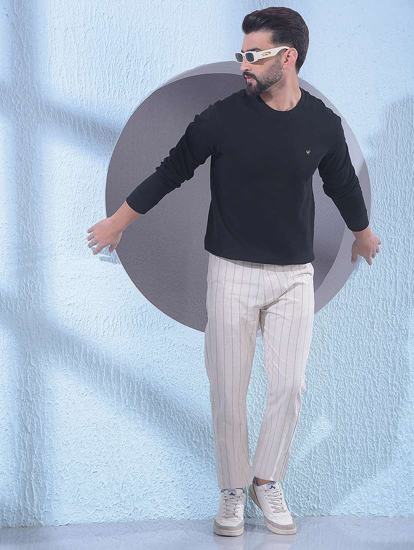 men solid long sleeve regular fit sweatshirt - 22030622 -  Standard Image - 5