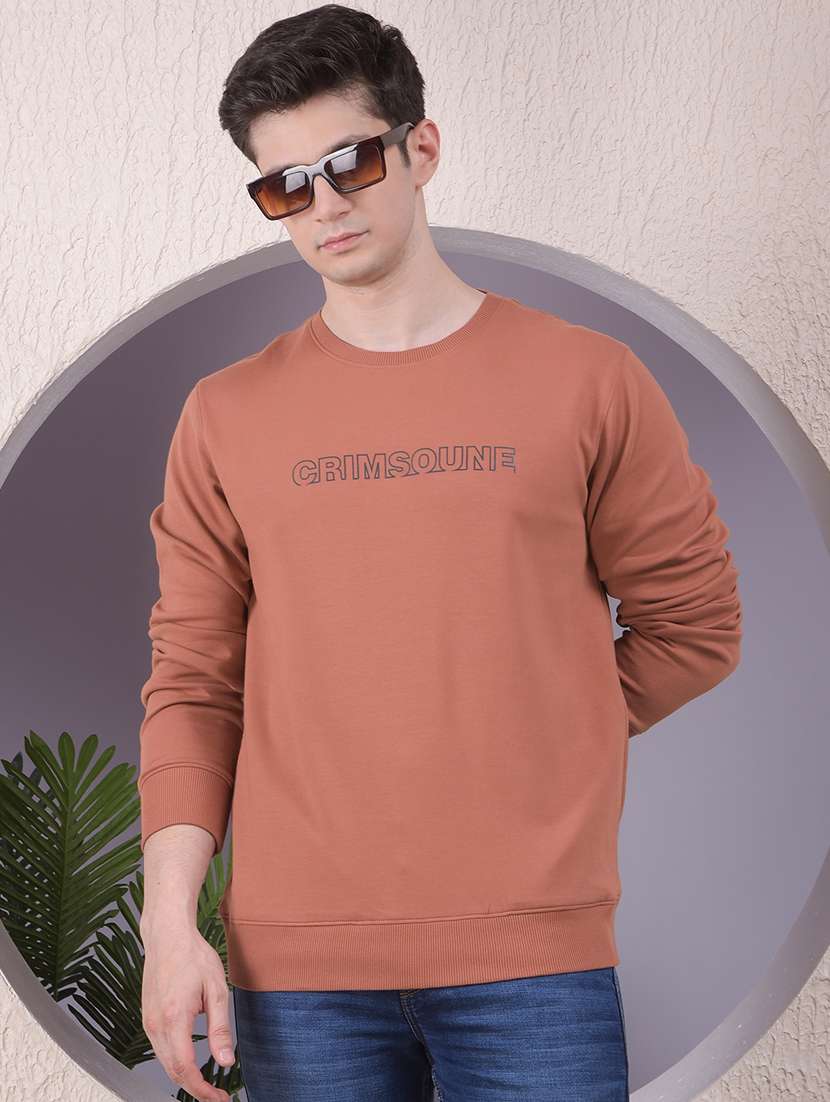 men printed long sleeve regular fit sweatshirt - 22030635 -  Zoom Image - 0